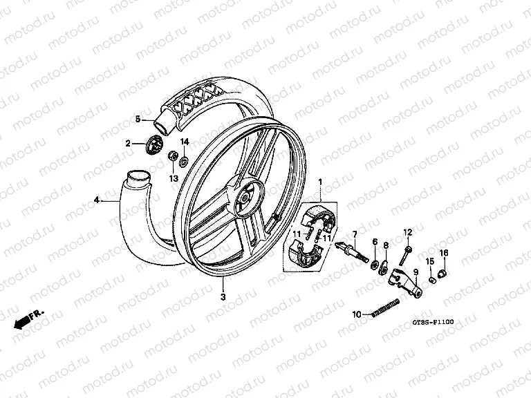 F-11 REAR WHEEL