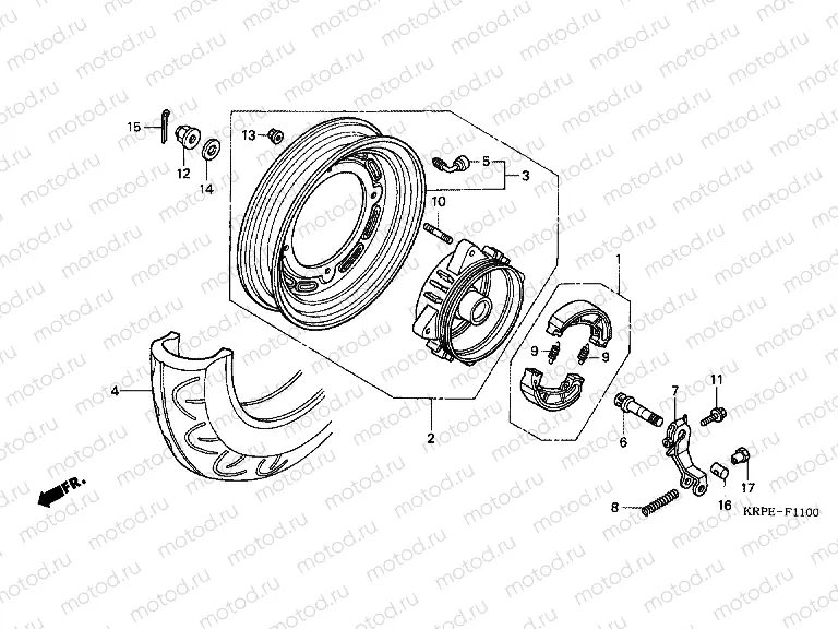 F-11 REAR WHEEL