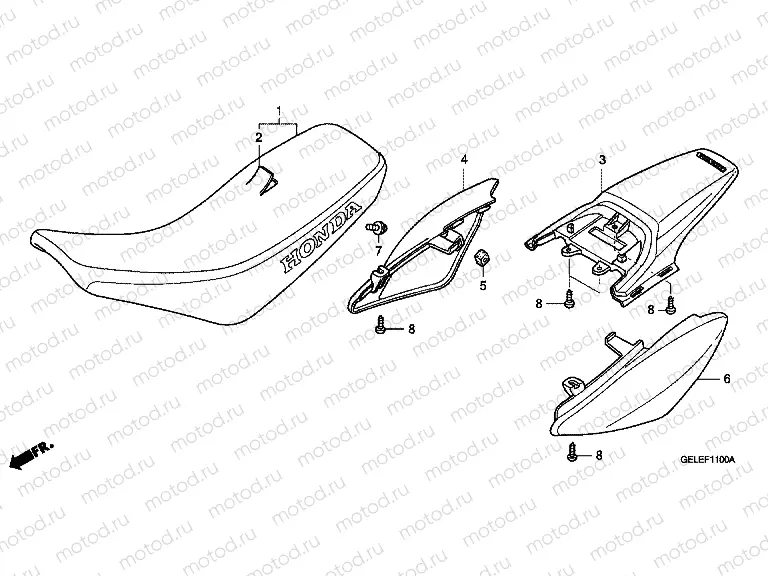 F-11 SEAT / REAR FENDER