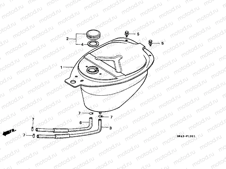 F-12-1 FUEL TANK (C50J / N)