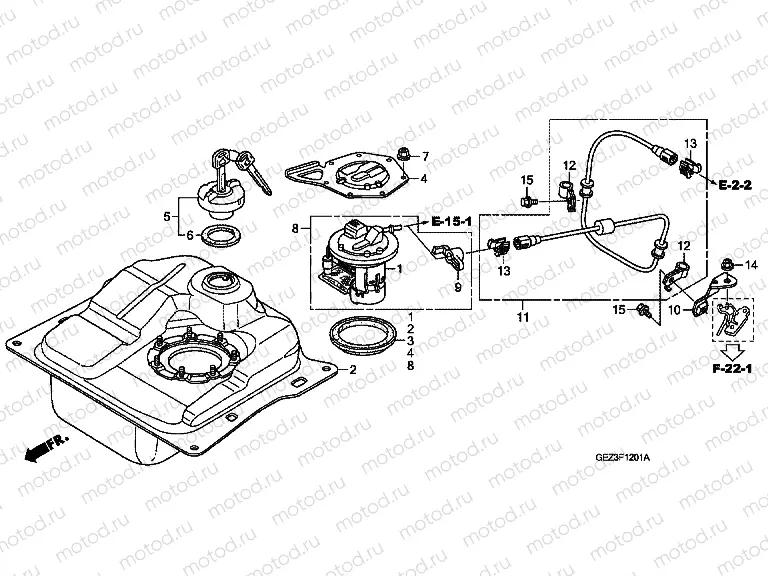 F-12-1 FUEL TANK (NPS505 / 6/8/9)