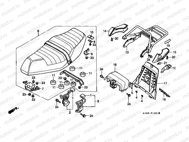 F-12-1 SEAT (CH125G)