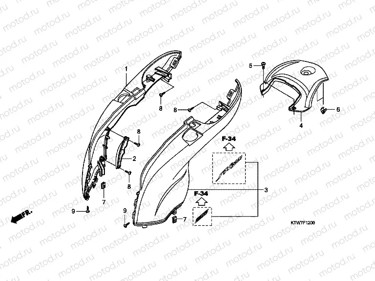 F-12 BODY COVER