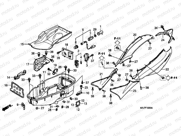 F-12 BODY COVER / LUGGAGE BOX