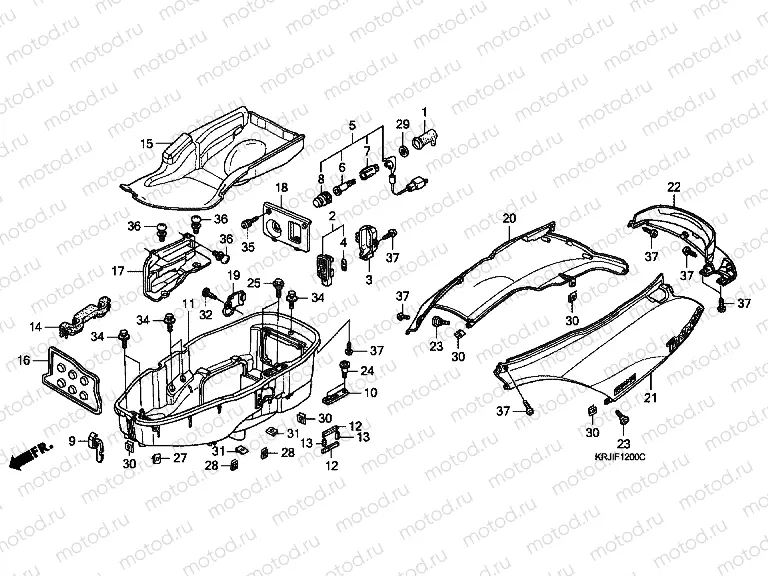 F-12 BODY COVER / LUGGAGE BOX (FES1253-5) (FES1503-5) buy cheap online