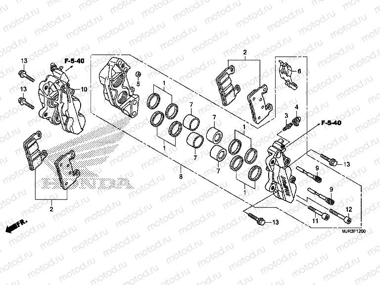 F-12 FRONT BRAKE CALIPER