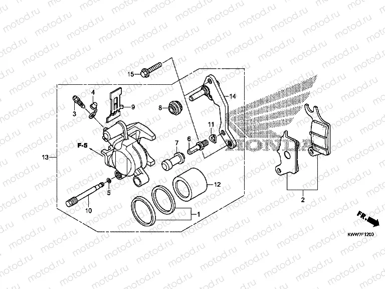 F-12 FRONT BRAKE CALIPER