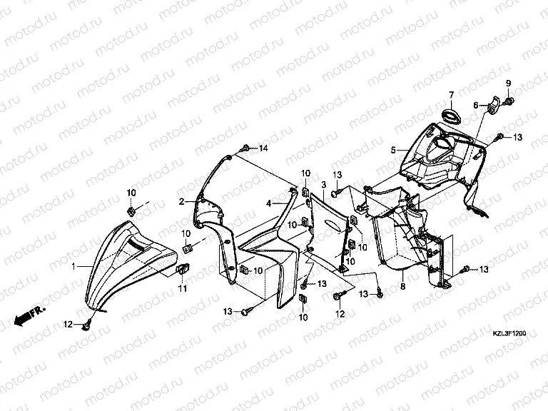 F-12 FRONT COVER / INTERIOR COVER