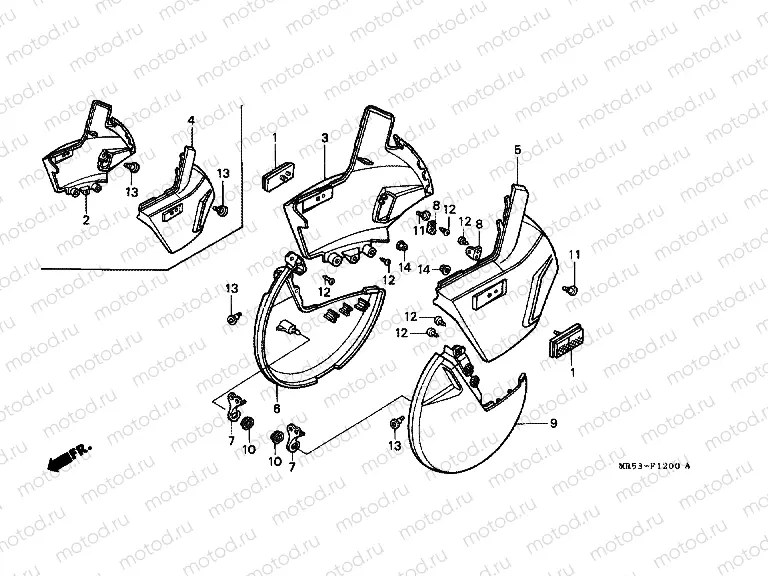 F-12 FRONT DISC COVER