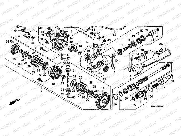 F-12 FRONT MAIN GEAR
