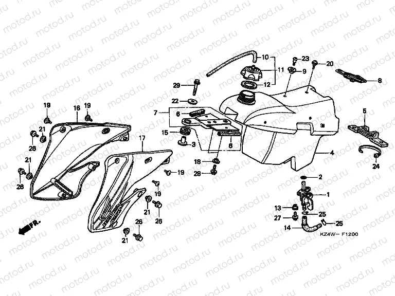 F-12 FUEL TANK
