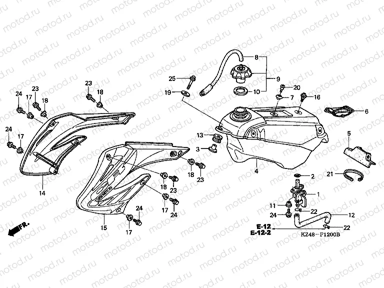F-12 FUEL TANK / COVER