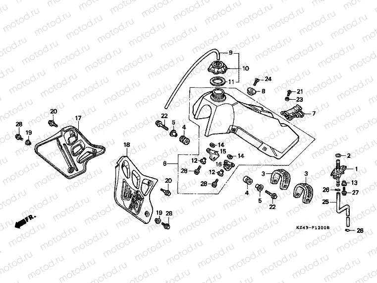 F-12 FUEL TANK (CR125RL)