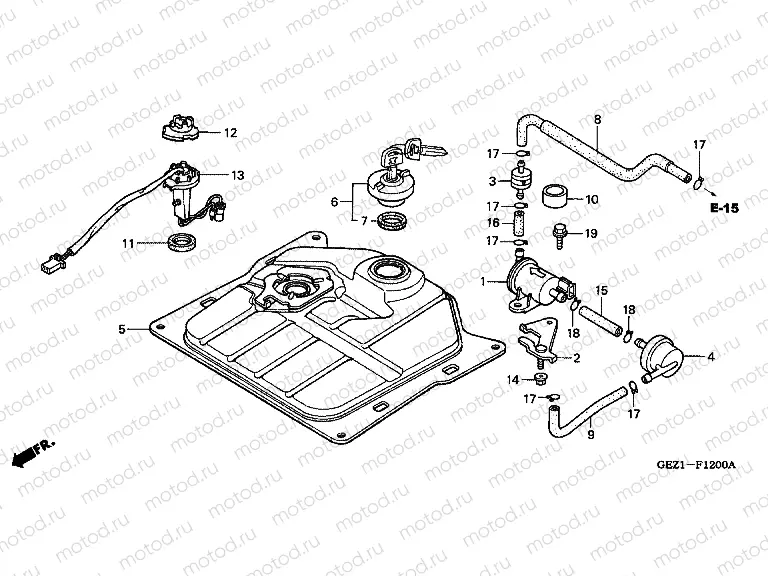 F-12 FUEL TANK (NPS503)