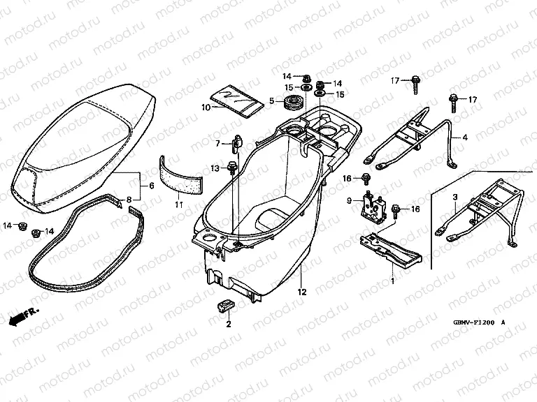 F-12 SEAT / LUGGAGE BOX