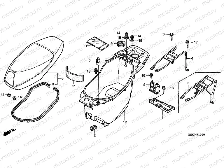 F-12 SEAT / LUGGAGE BOX