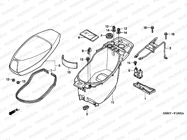 F-12 SEAT / LUGGAGE BOX