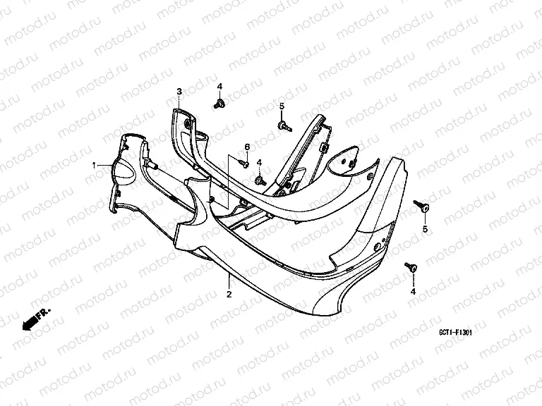 F-13-1 BODY COVER (PAC14)
