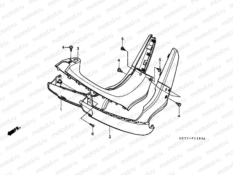 F-13-2 BODY COVER (PAC16)