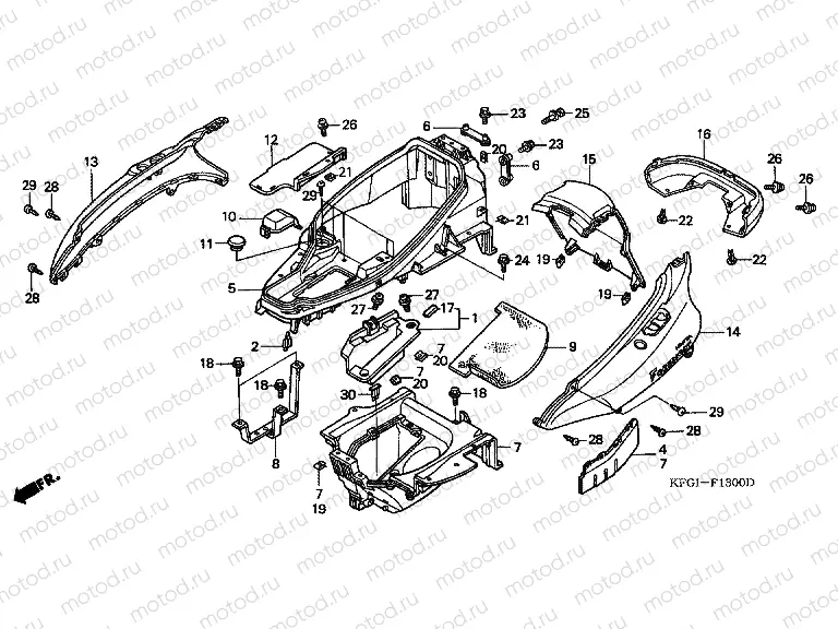 F-13 BODY COVER / LUGGAGE BOX