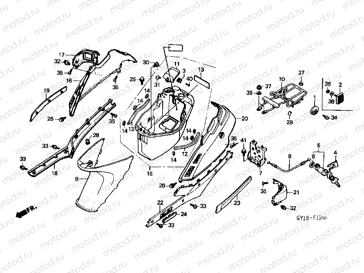 F-13 BODY COVER / LUGGAGE BOX / LUGGAGE PACKAGE