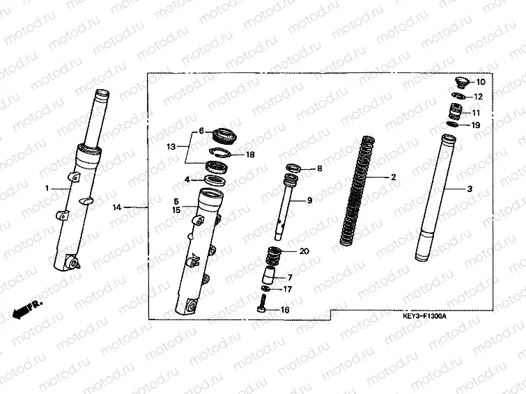 F-13 FRONT FORK
