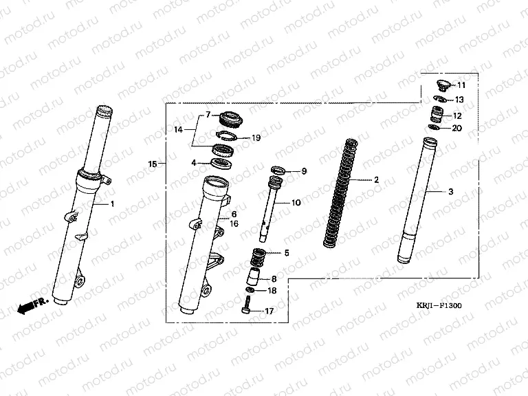 F-13 FRONT FORK