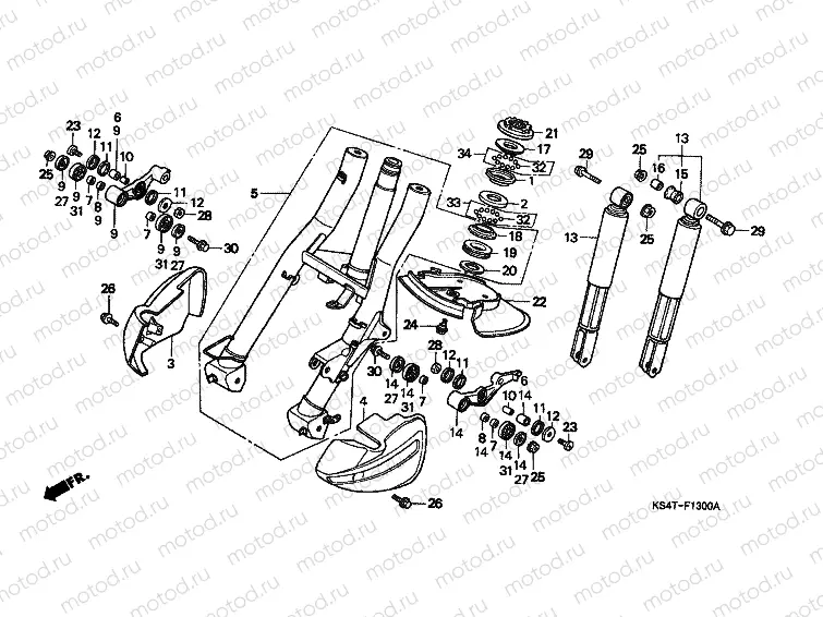 F-13 FRONT FORK