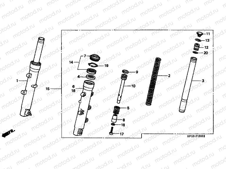 F-13 FRONT FORK