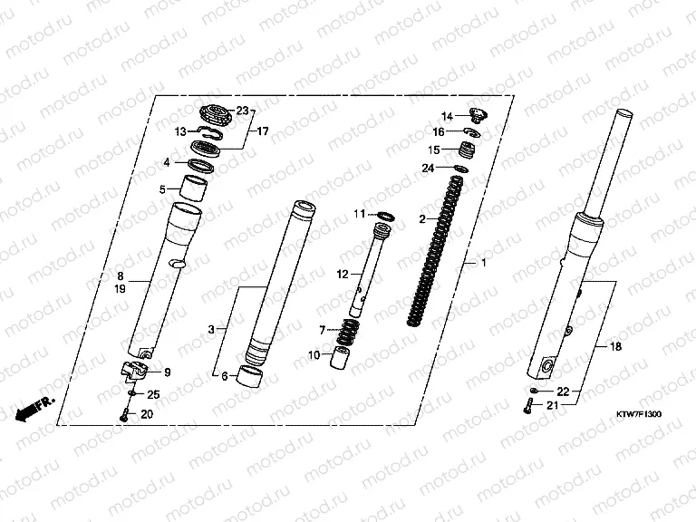F-13 FRONT FORK