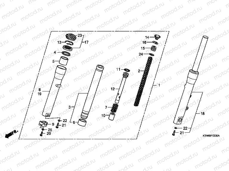 F-13 FRONT FORK