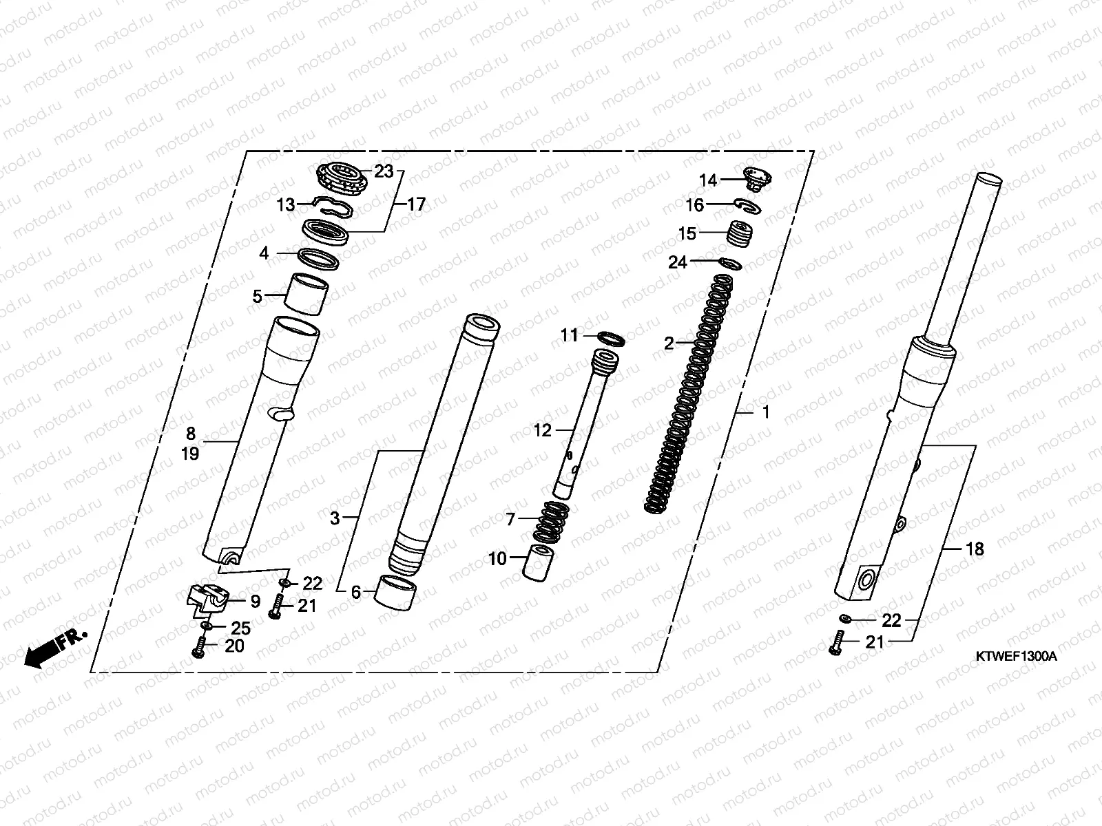 F-13 FRONT FORK