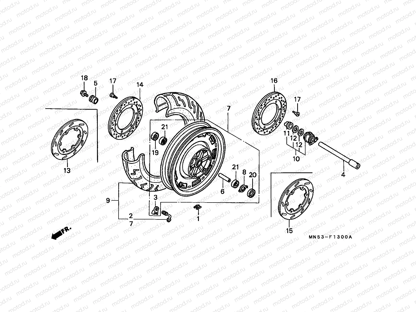 F-13 FRONT WHEEL