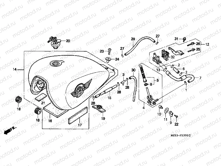 F-13 FUEL TANK