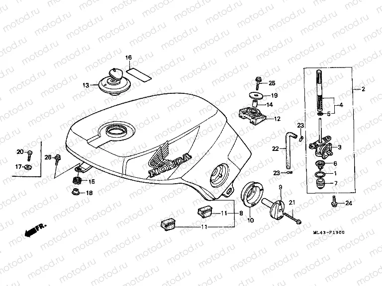 F-13 FUEL TANK