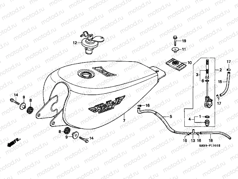 F-13 FUEL TANK