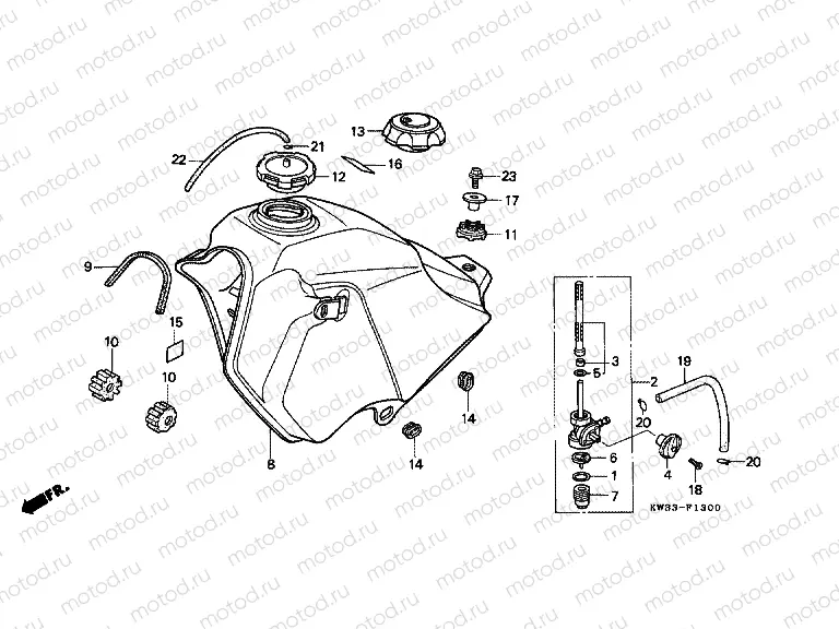 F-13 FUEL TANK