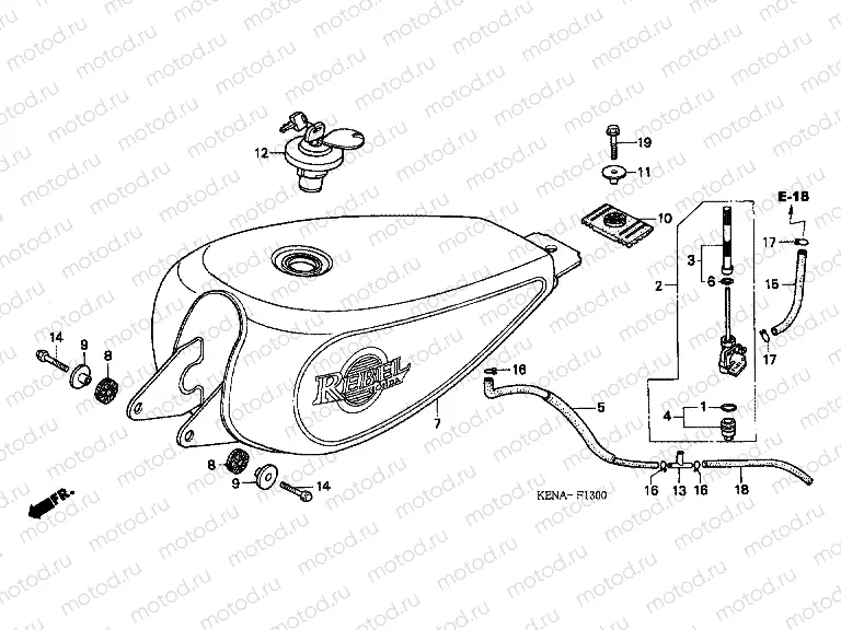 F-13 FUEL TANK