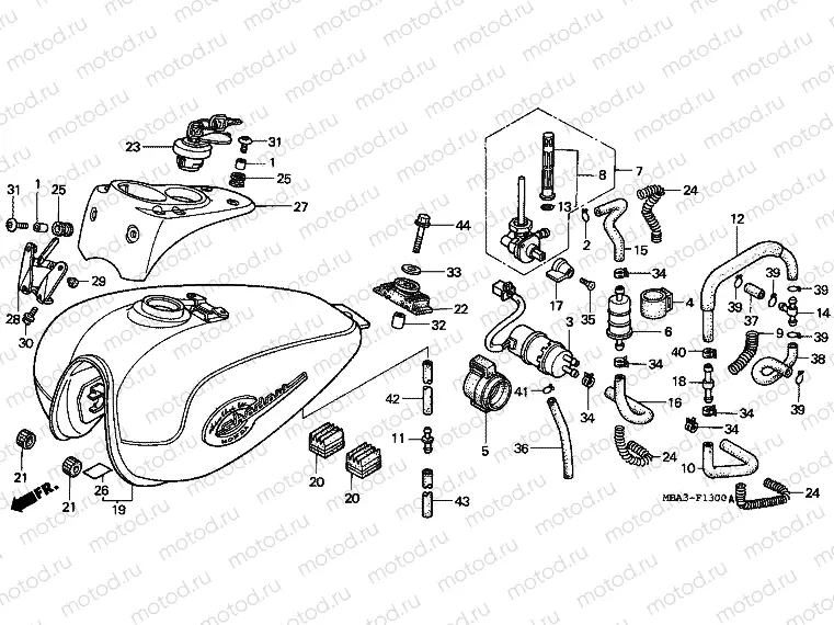 F-13 FUEL TANK / FUEL PUMP