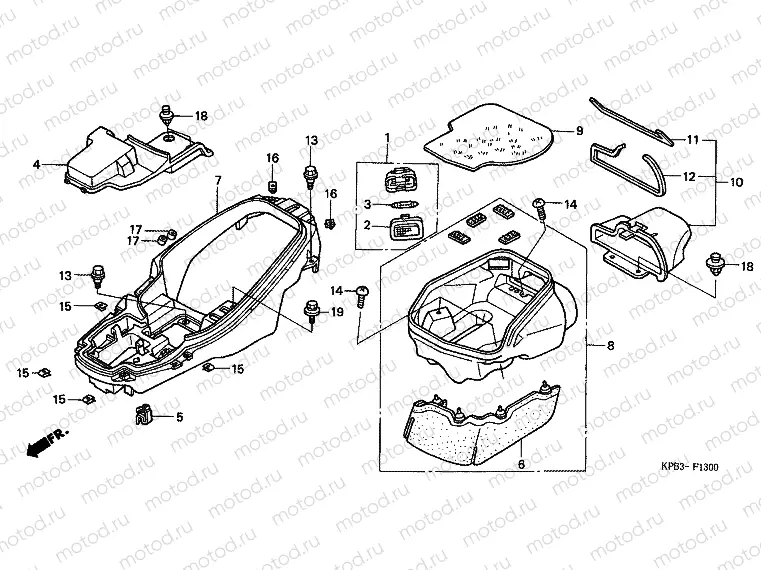 F-13 LUGGAGE BOX (NSS2501 / NSS250A)