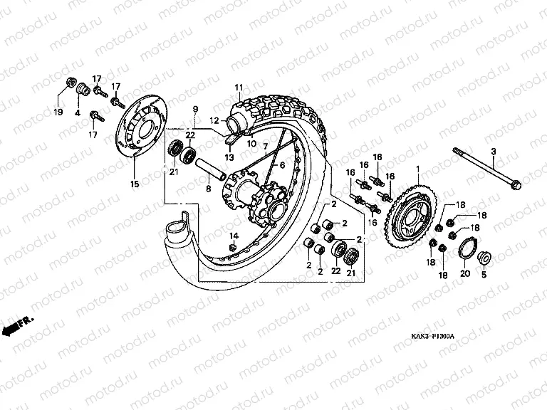 F-13 REAR WHEEL