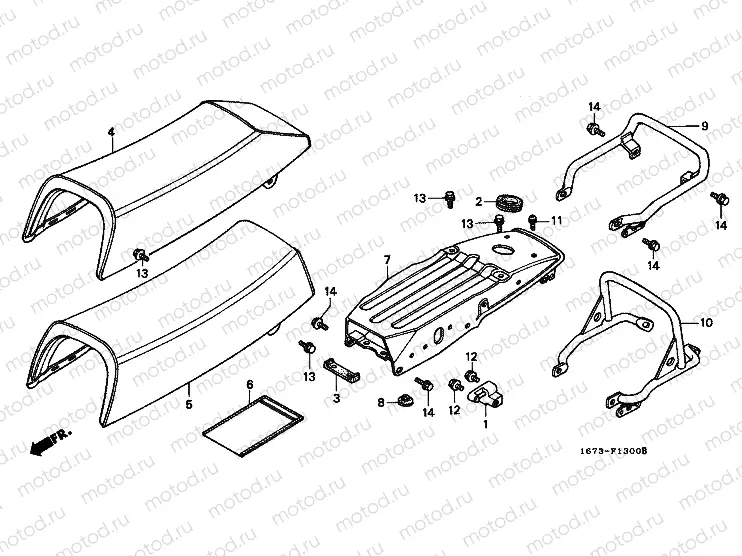 F-13 SEAT / REAR ENGINE HOUSING