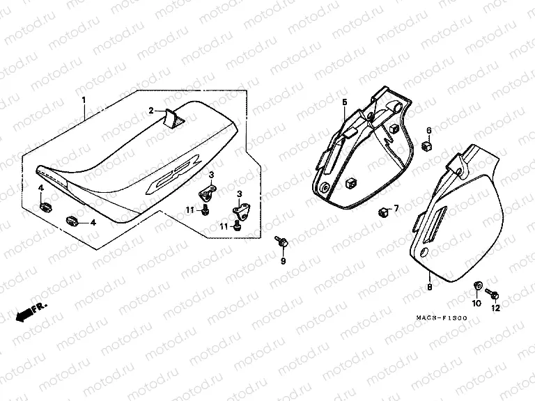 F-13 SEAT / SIDE COVER