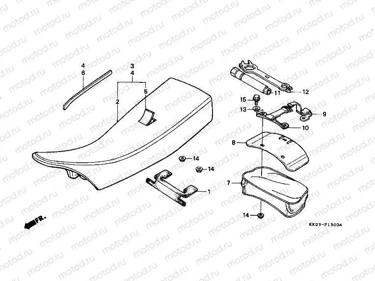 F-13 SEAT / TOOLS