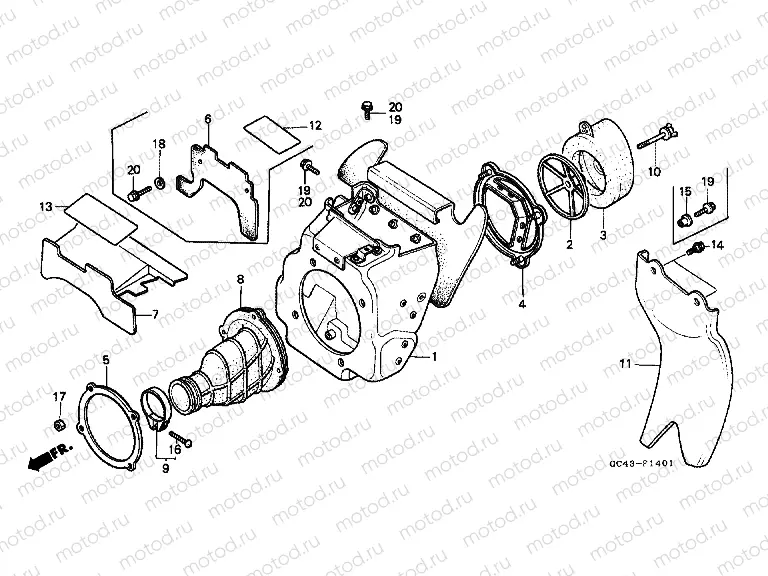 F-14-1 AIR FILTER (RG / RH / RJ / RK)