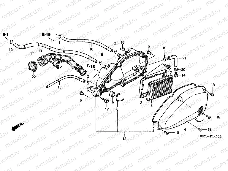 F-14 AIR FILTER (NPS503)
