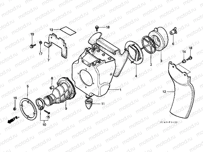 F-14 AIR FILTER (RF / R2F / R2G)