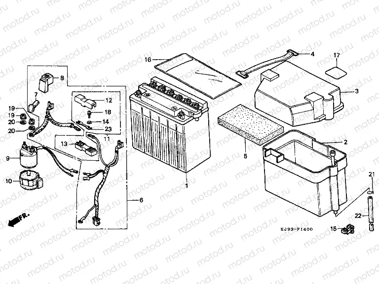 F-14 BATTERY (CH125E / G)
