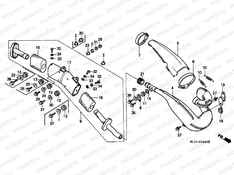 F-14 EXHAUST RESONATOR CHAMBER
