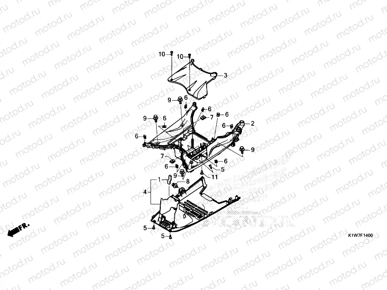 F-14 FLOOR STEP